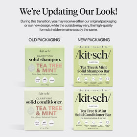 Kitsch shampoo bar texture close-up highlighting concentrated, long-lasting formula