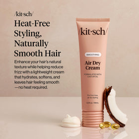 Kitsch cream texture close-up highlighting smooth, blendable formula benefit