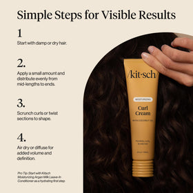 Kitsch travel-size in pouch showing convenient on-the-go styling