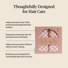 Kitsch waterproof exterior detail blocking moisture to preserve hairstyle