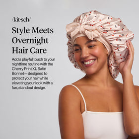 Kitsch satin close-up shows soft texture that reduces friction