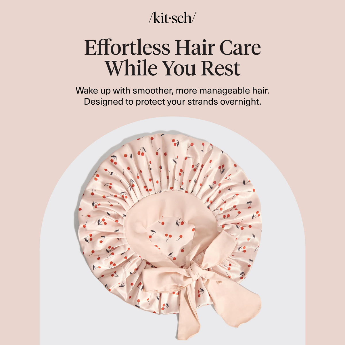 Kitsch bonnet folded for storage keeps shape and saves space