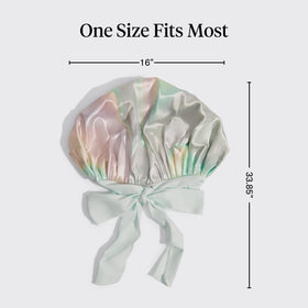 Kitsch bonnet long ties detail for adjustable, secure fit