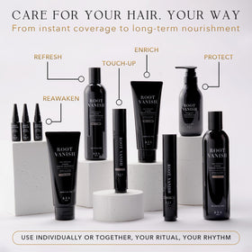 KIWABI bottle styled on bathroom shelf suggesting a clean, fragrance-free routine