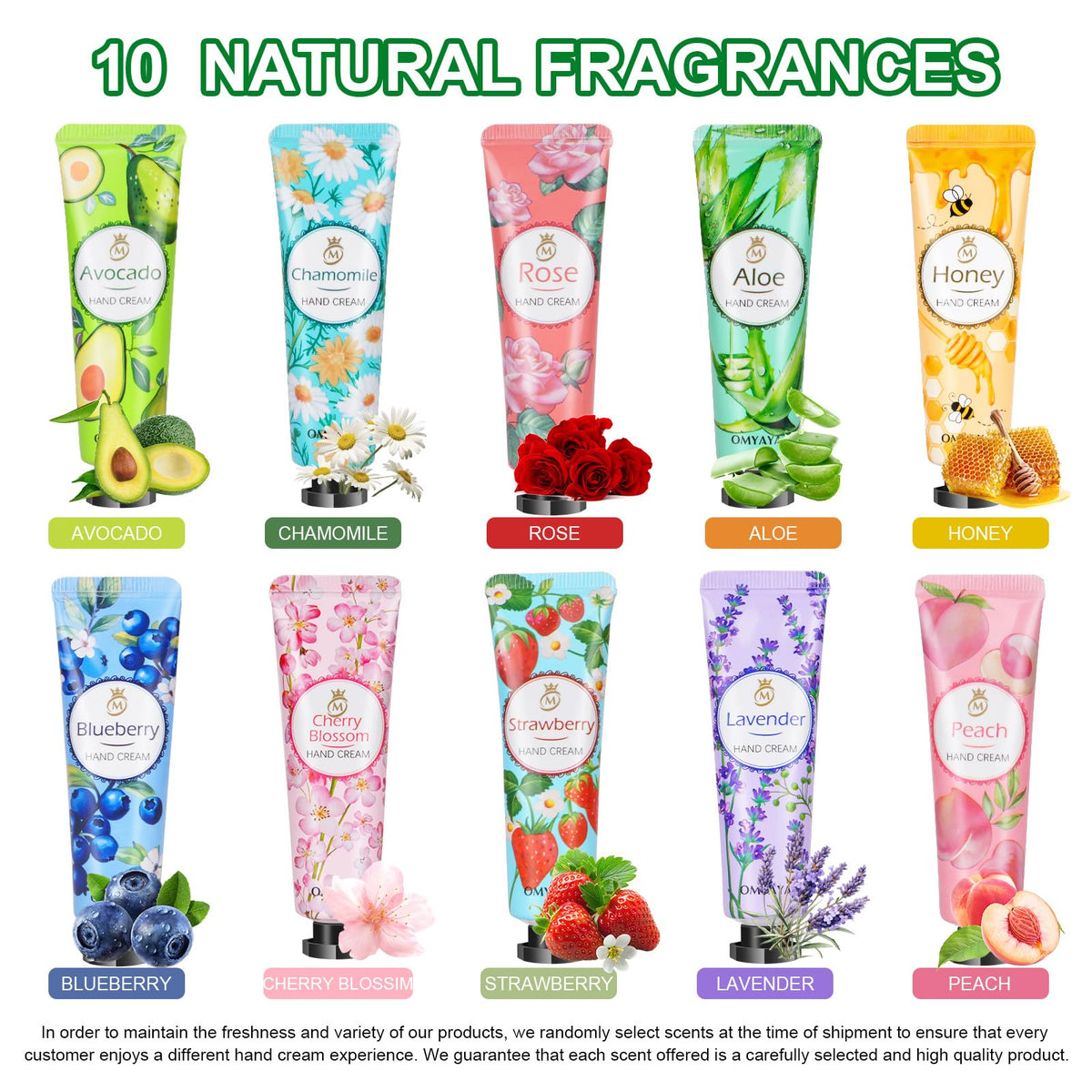 KIYTARBOO mixed tube spread highlighting scent variety and easy sharing