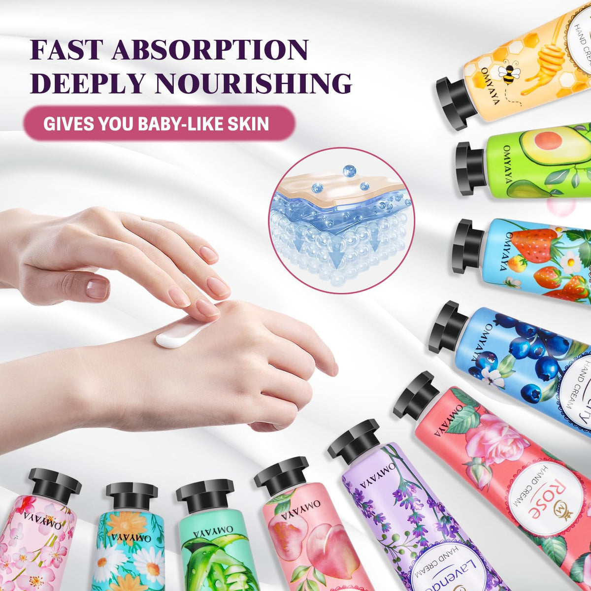 KIYTARBOO travel-size tube in handbag for convenient on-the-go moisturizing benefit