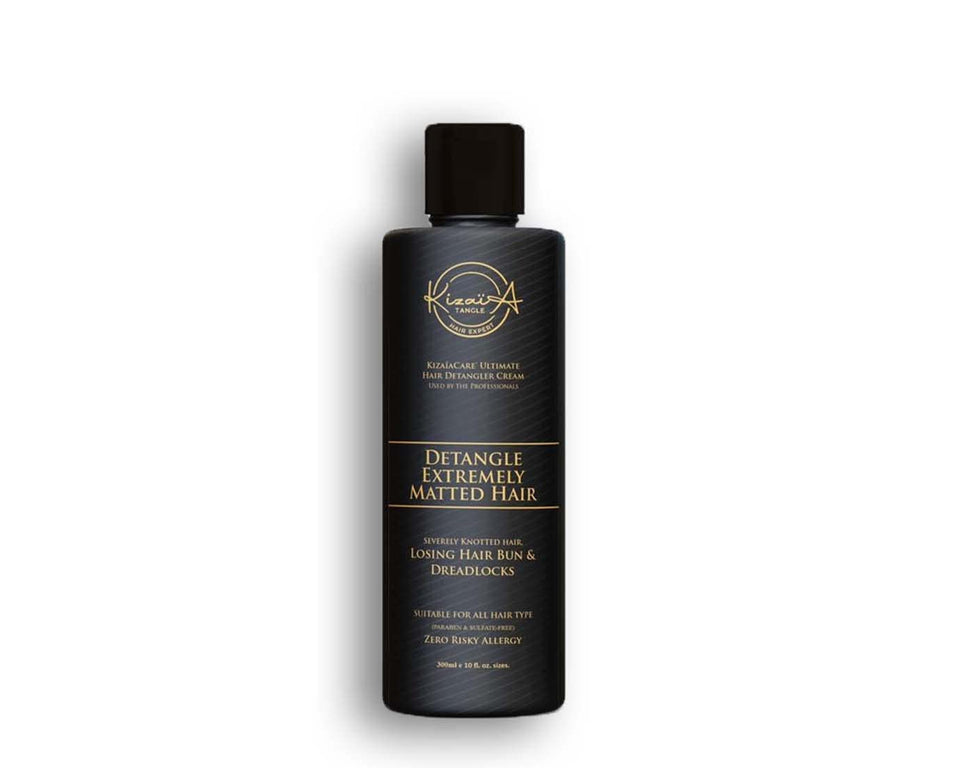 Kizaïa Tangle Hair Expert front packaging showing product benefits and usage