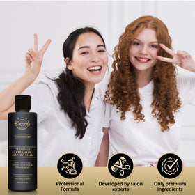 Kizaïa Tangle Hair Expert ingredient label detail highlighting nourishing components