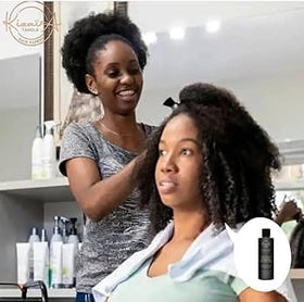 Kizaïa Tangle Hair Expert applied to dreadlocks to reduce matting and pain