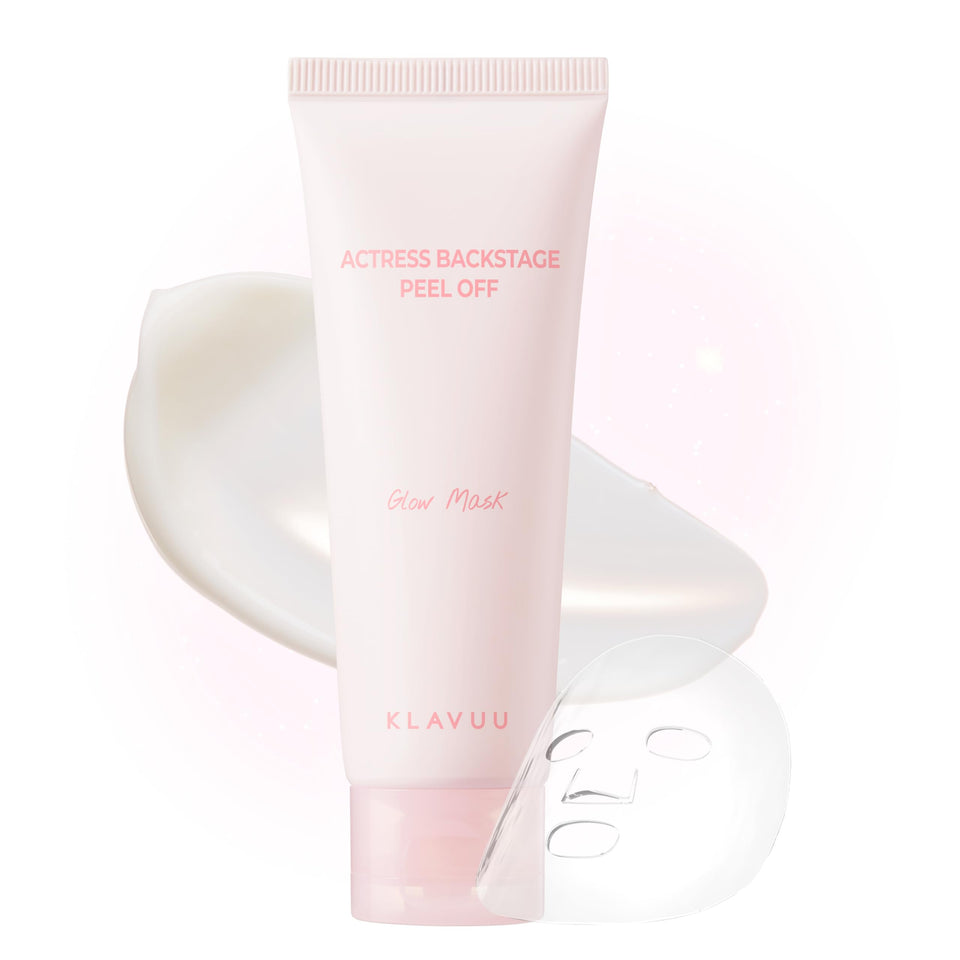 KLAVUU front packaging showing 70ml mask, highlights radiance benefit