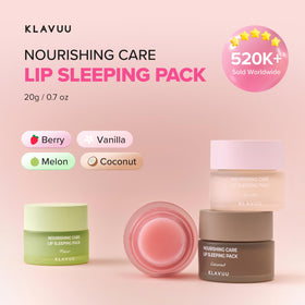 KLAVUU lip mask jar on bedside table showing overnight routine and restorative hydration