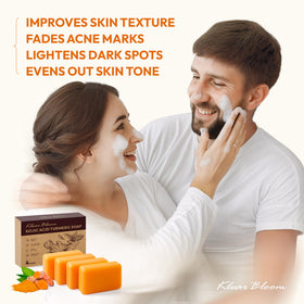 KlearBloom creamy lather texture demonstrating gentle cleanse and hydrated finish