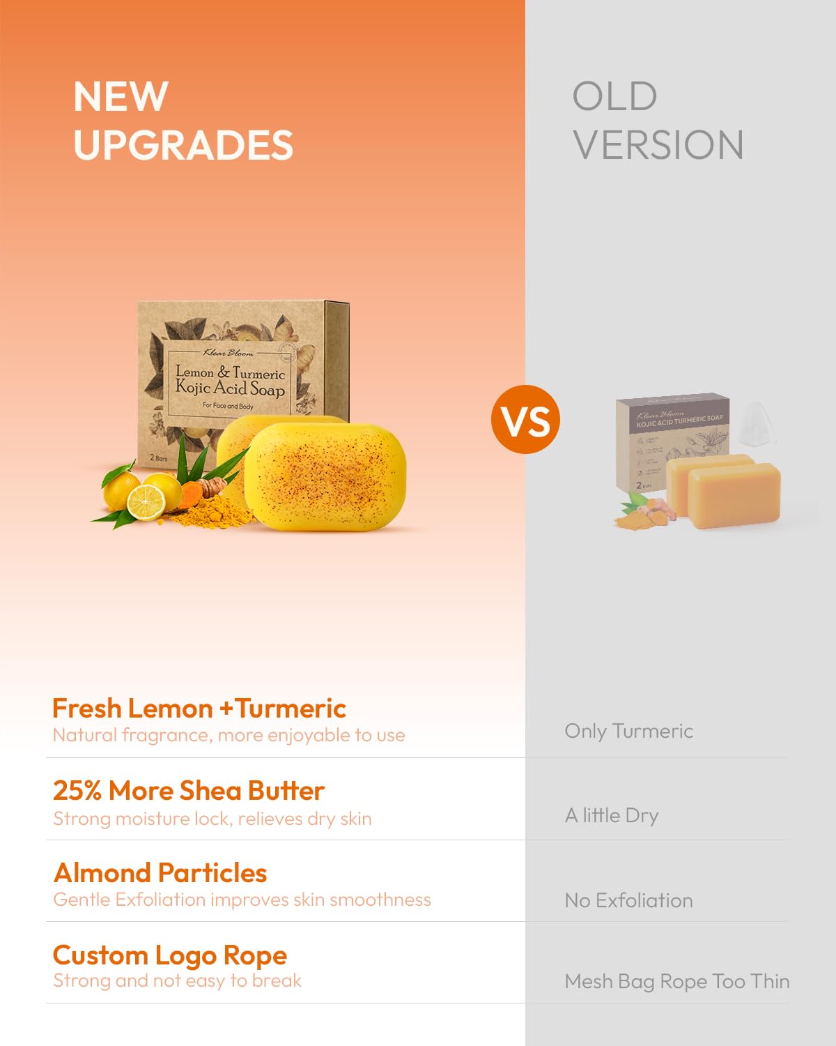 KlearBloom shea butter close shot highlighting rich moisturizing benefit