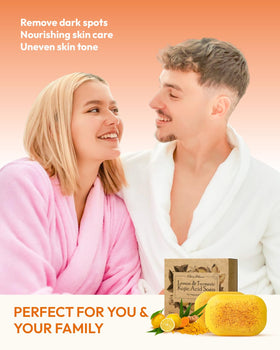 KlearBloom soap on bathroom shelf suggesting daily brightening routine