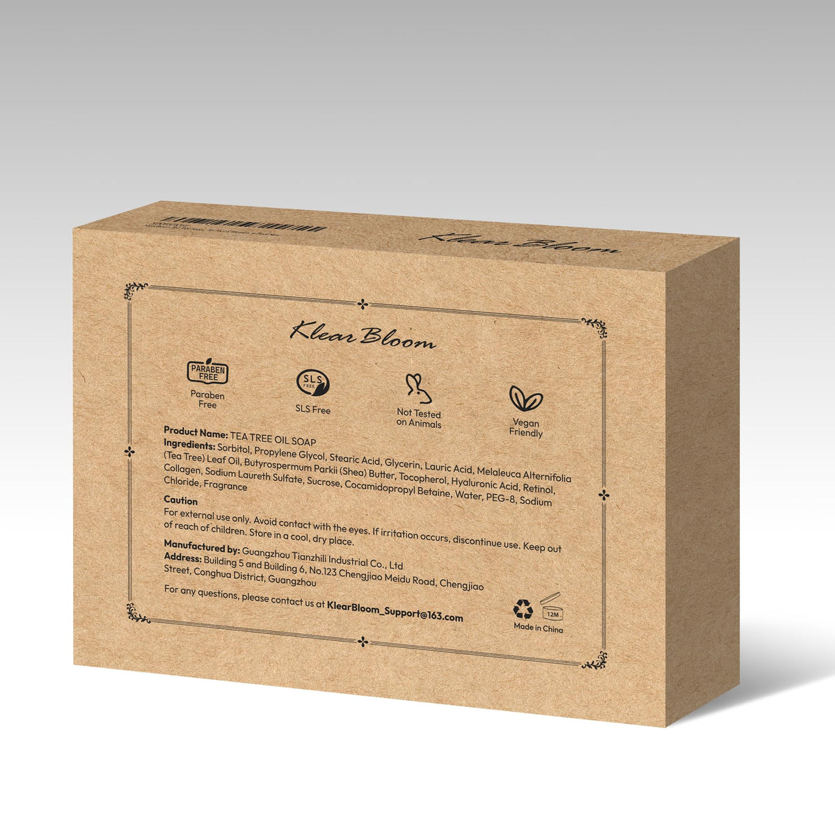 KlearBloom application on face and body showing versatile use and smoothing
