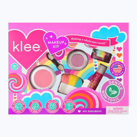 Klee Naturals front packaging showing kit components and safe ingredients benefit