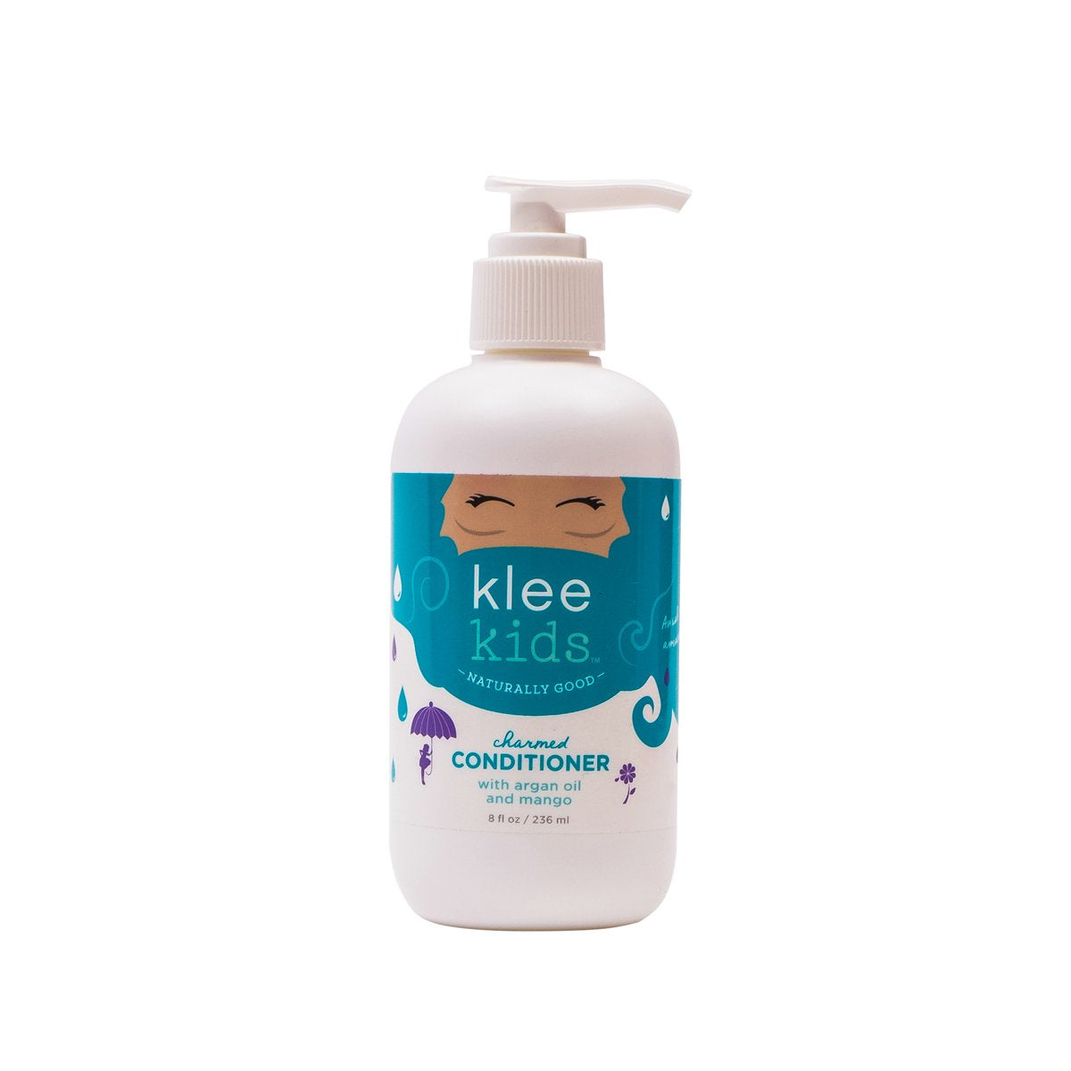 Klee Naturals conditioner cream close-up illustrating smooth detangling benefit