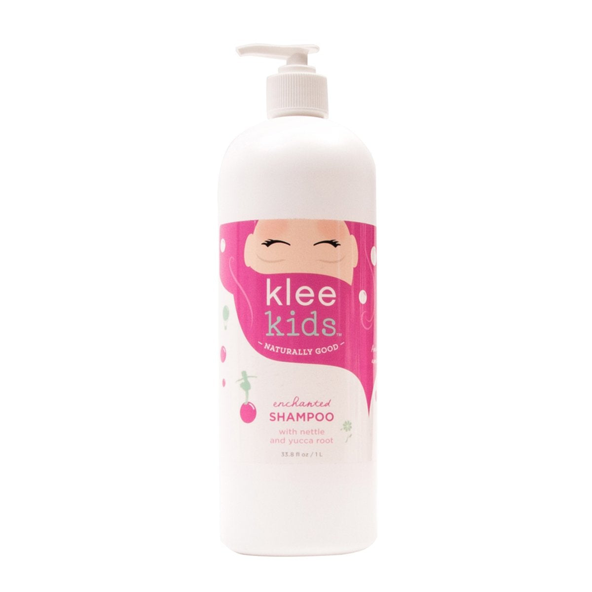 Klee Naturals bottle front packaging showing label and kid-friendly design benefits
