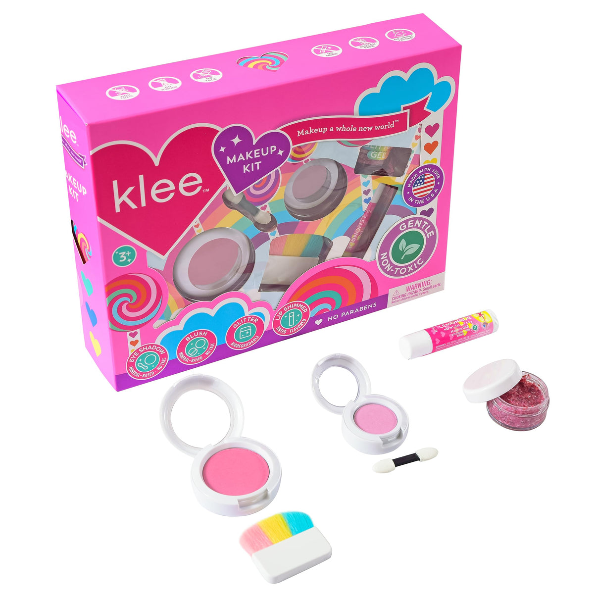Klee Naturals eye shadow close-up highlighting mineral pigment payoff benefit