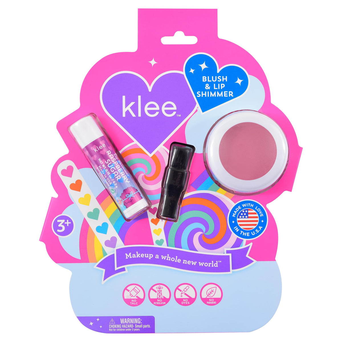 Klee Naturals front packaging showing Seabreeze Spark kit and gentle benefits