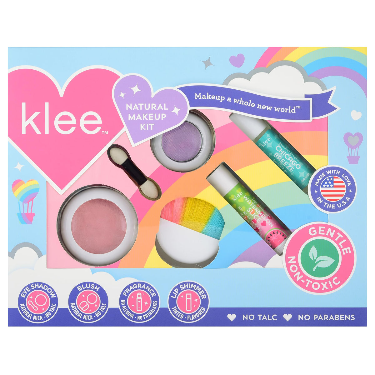 Klee Naturals kit front packaging showing safe, non-toxic formula benefit