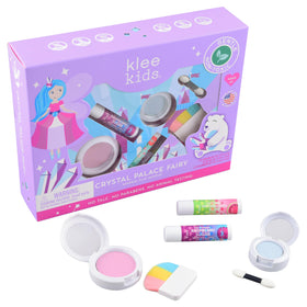 Klee Naturals Twinkle Blue eyeshadow close-up showing gentle shimmer