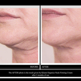 kleem organics close-up of cream texture, shows smooth hydrating consistency for gentle skin