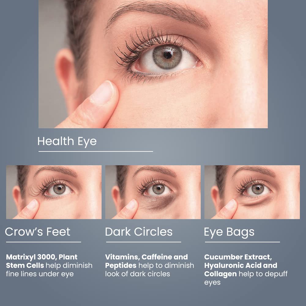 Kleem Organics under-eye area with concealer showing smooth makeup finish