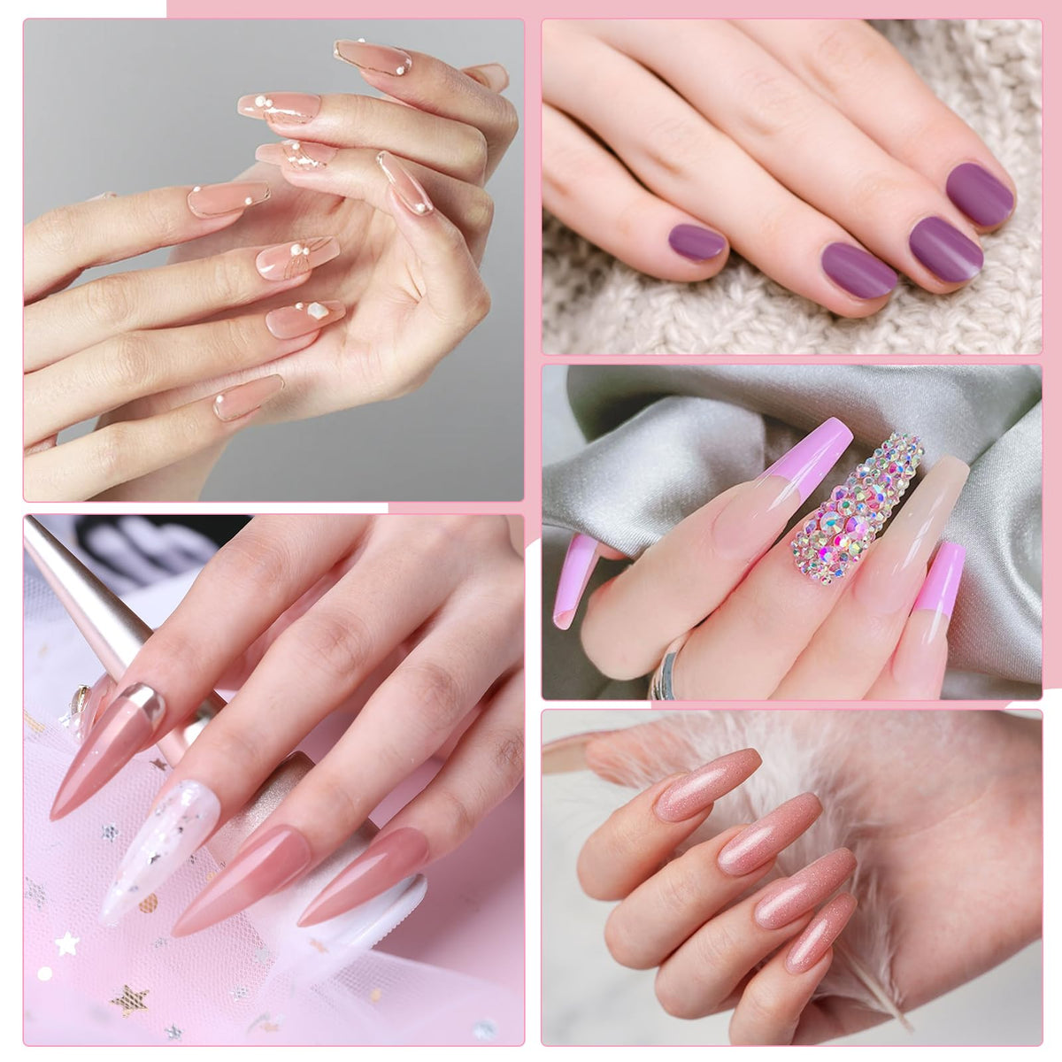 Klemon finished manicure on hand model showcasing professional-looking results