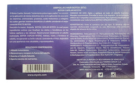 Kleravitex ampoule open close-up highlighting serum texture and shine