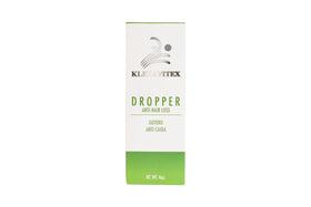 Kleravitex dropper close-up dispensing serum to highlight precise application benefit