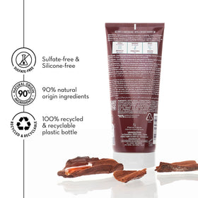 Klorane after-shower detangled hair showing smoother, more manageable strands