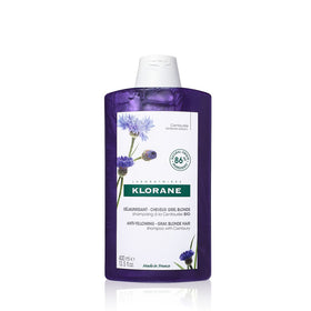 Klorane front bottle image showing packaging and size benefits