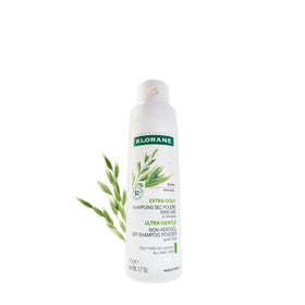 Klorane front packaging showing recyclable non-aerosol bottle and label benefits
