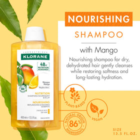 Klorane dispensing creamy shampoo texture offering easy application benefit