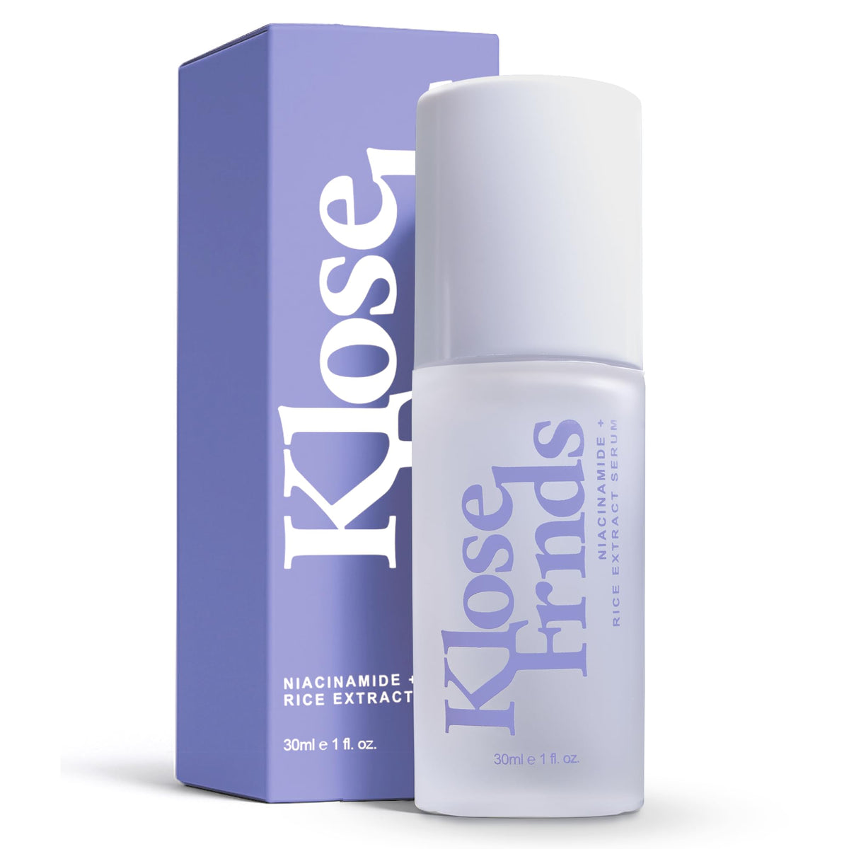 KLOSE FRNDS front bottle shot showing clean design and daily hydration benefit
