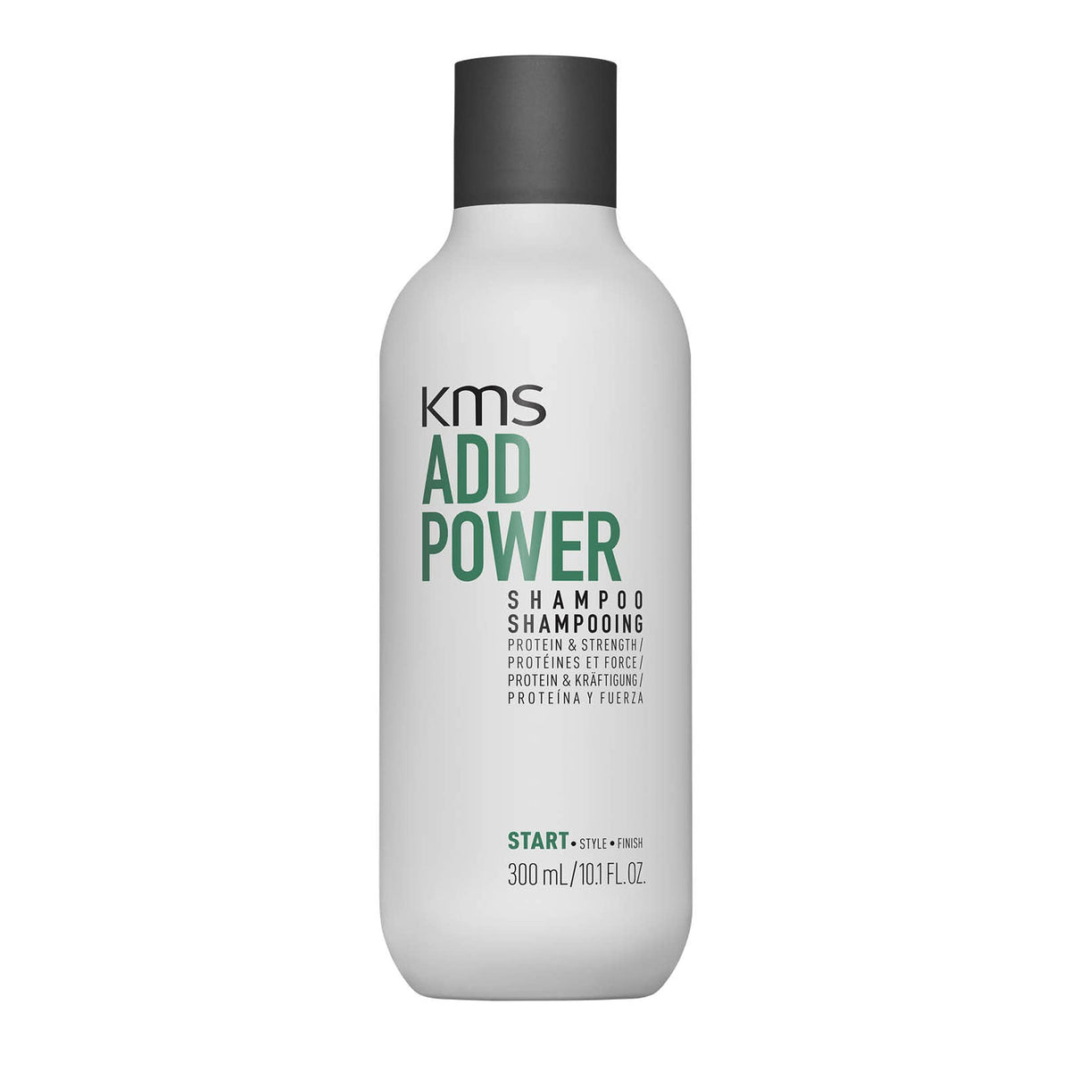 KMS ADDPOWER front bottle view showing sleek packaging and product benefit