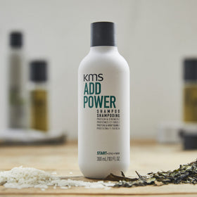 KMS ADDPOWER next to styling tools showing improved manageability and resilience