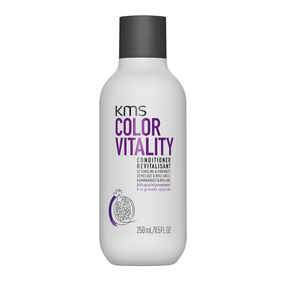 KMS front packaging showing bottle and clear label for shopper benefit