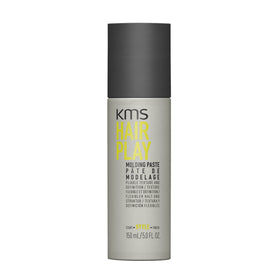 KMS HAIRPLAY front packaging showing jar and brand for clear product ID