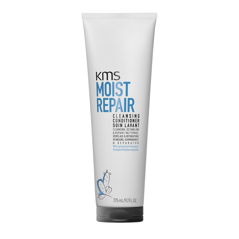 KMS MoistRepair front bottle showing product and clean design for easy identification