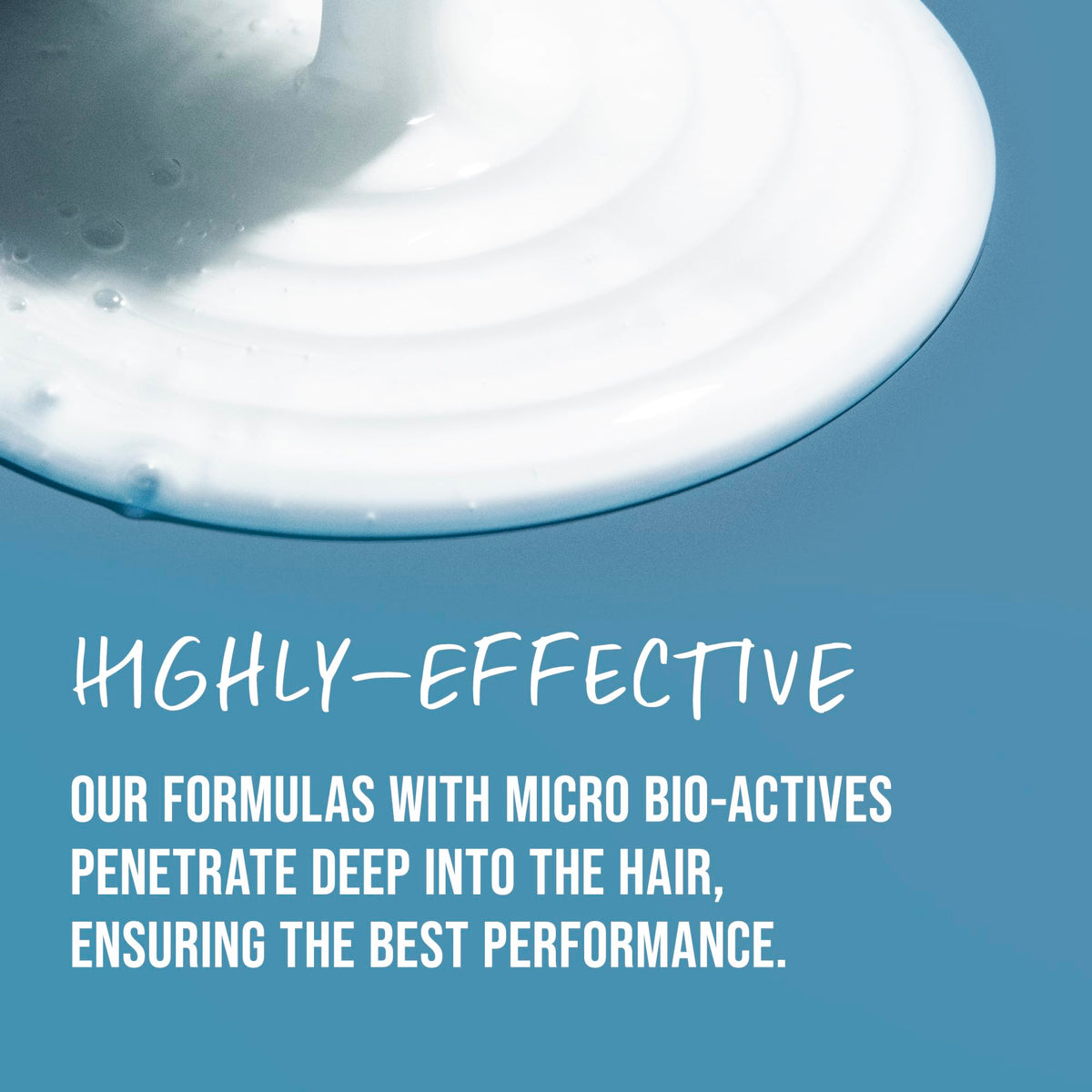 KMS applied in shower on wet hair illustrating detangling and moisturizing benefit