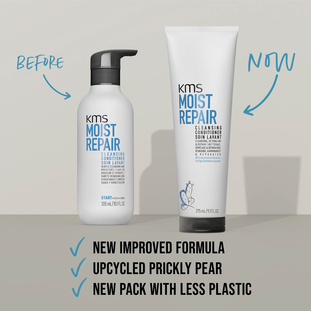 KMS MoistRepair pump close-up highlighting convenient dispensing for controlled use
