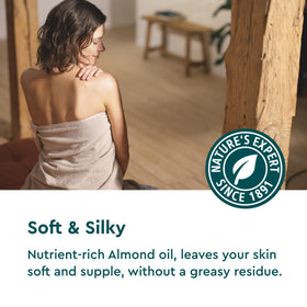 Kneipp application on arm close-up showing moisturized non-greasy skin