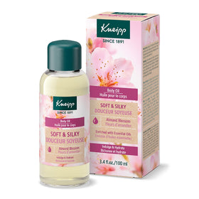 Kneipp front packaging showing bottle and almond blossom scent benefits