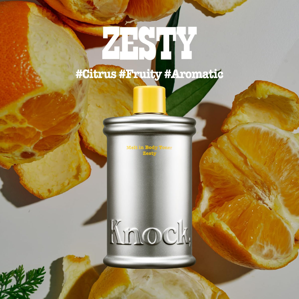 Knock texture close-up of milky lotion demonstrating fast absorption benefit