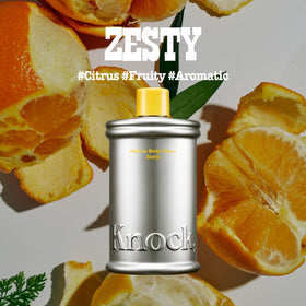 Knock texture close-up of milky lotion demonstrating fast absorption benefit