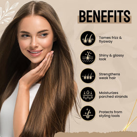 Knot No More in use on adult hair showing smoother combing and less breakage