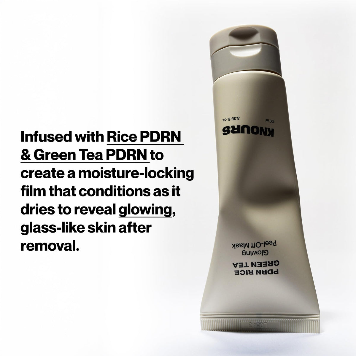 Knours mask applied on cheek demonstrating even coverage