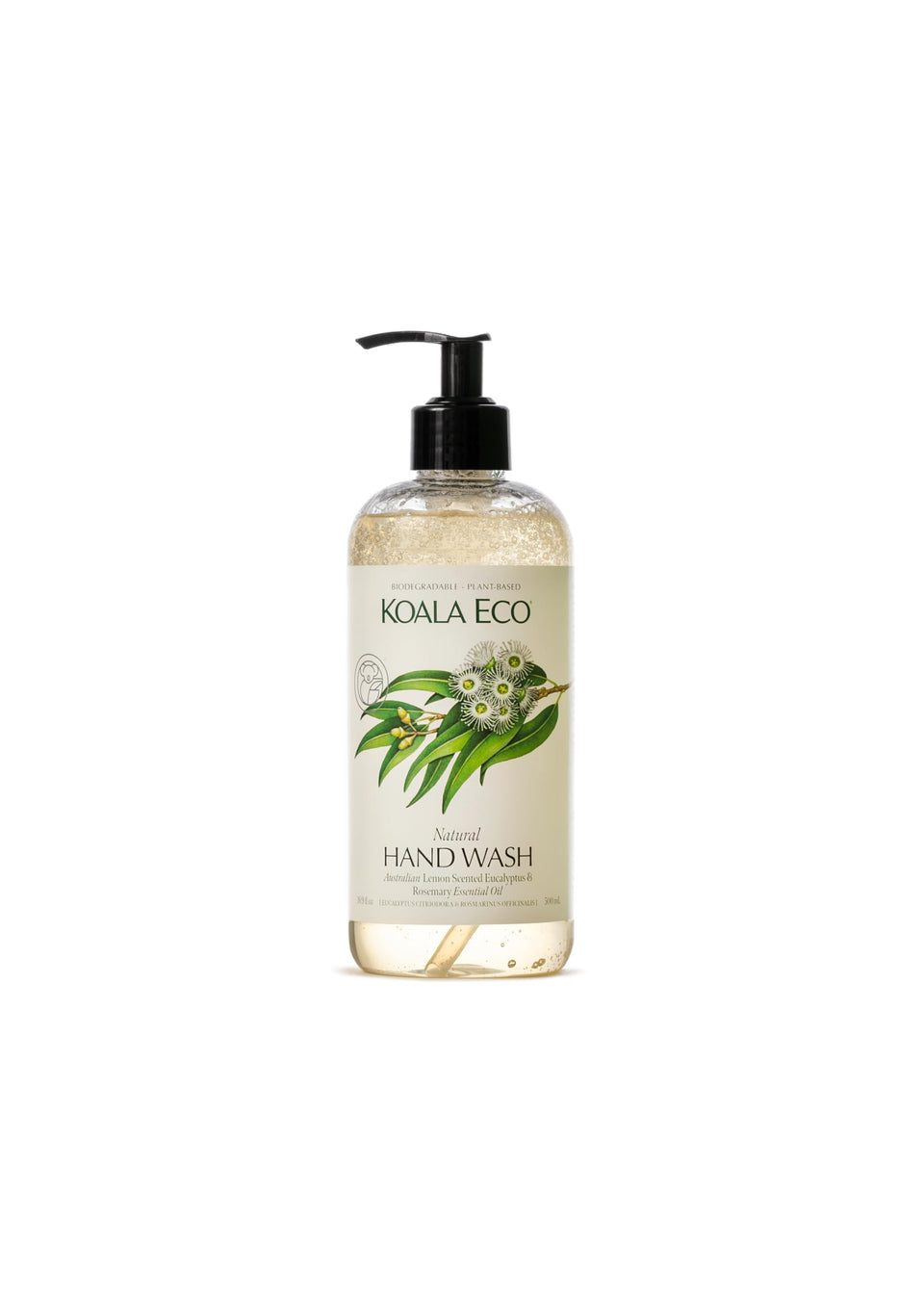 Koala Eco front packaging showing label and 16 oz bottle, clear eco-friendly benefit